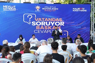 KÂĞITHANE’DE VATANDAŞ SORDU, BAŞKAN ÖZTEKİN CEVAPLADI